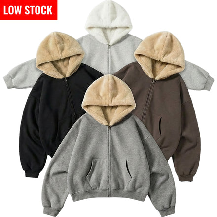 FUR Sherpa Zip Hoodie 560GSM