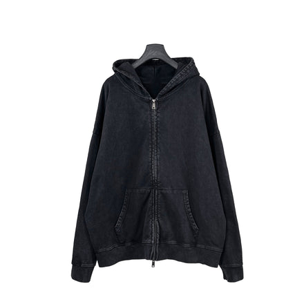 Vintage Washed Zip Hoodie 480GSM