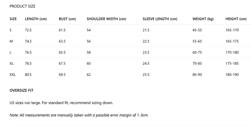 Oversized Vintage Washed T-Shirt 285GSM